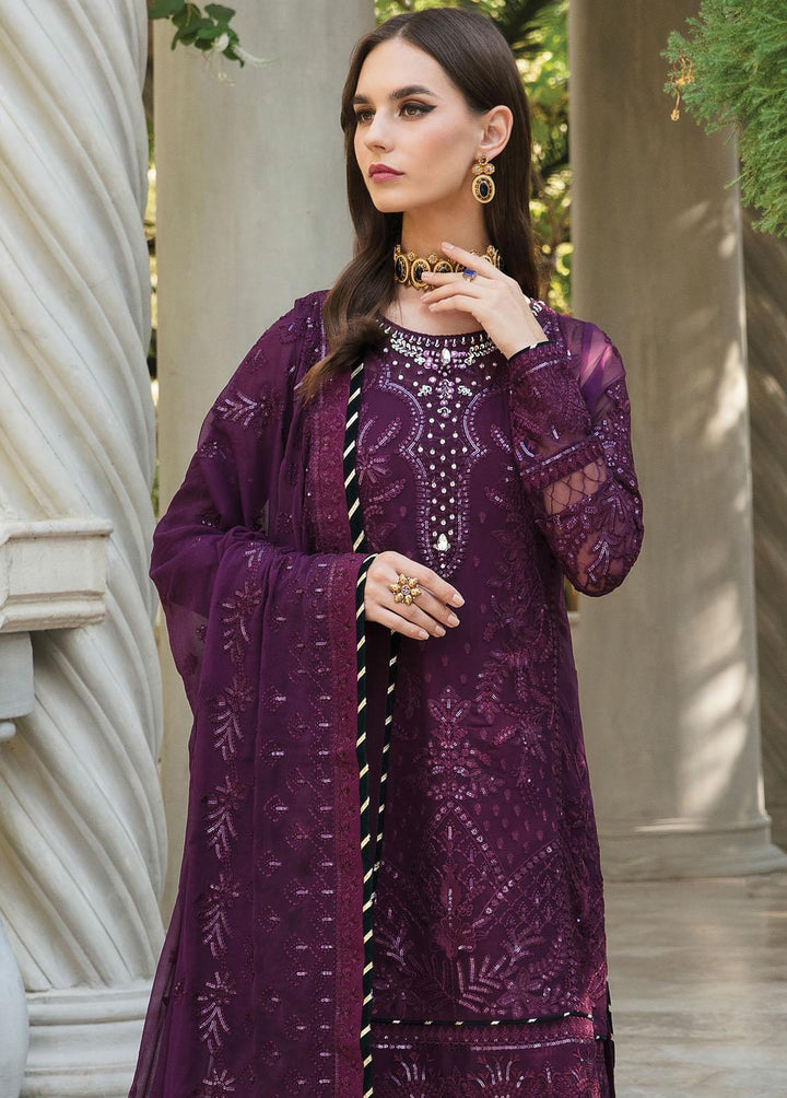 Gulaal Embroidered Chiffon Suits Unstitched 4 Piece GL23C 02 Emira - Eid Collection