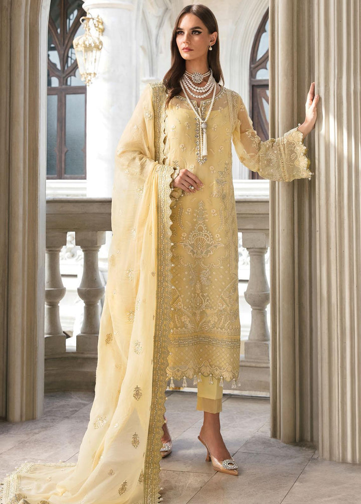 Gulaal Embroidered Chiffon Suits Unstitched 4 Piece GL23C 04 Sahar - Eid Collection