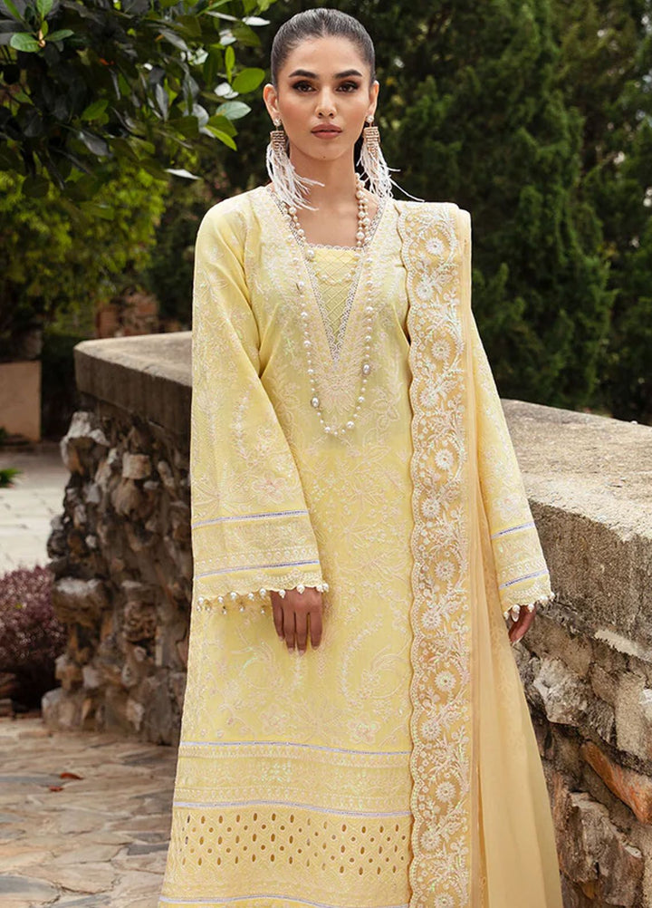 Gulaal Embroidered Lawn Suits Unstitched 3 Piece GL24LL D-01 Valeria - Summer Collection