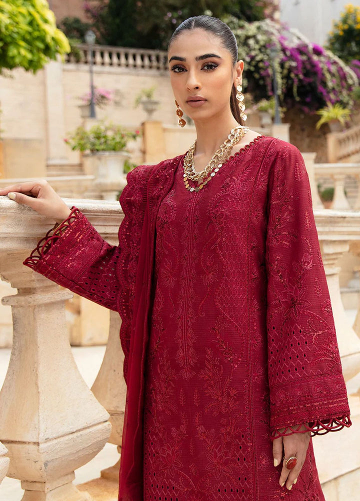 Gulaal Embroidered Lawn Suits Unstitched 3 Piece GL24LL D-07 Amelie - Summer Collection