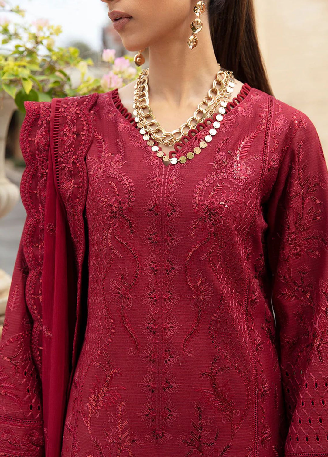 Gulaal Embroidered Lawn Suits Unstitched 3 Piece GL24LL D-07 Amelie - Summer Collection