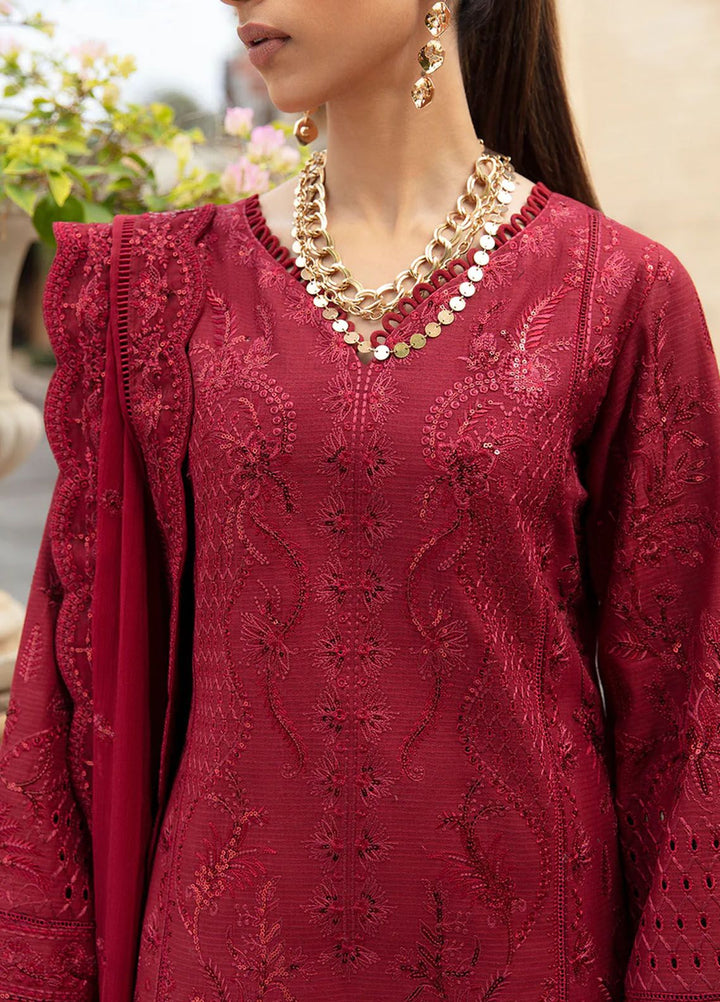 Gulaal Embroidered Lawn Suits Unstitched 3 Piece GL24LL D-07 Amelie - Summer Collection