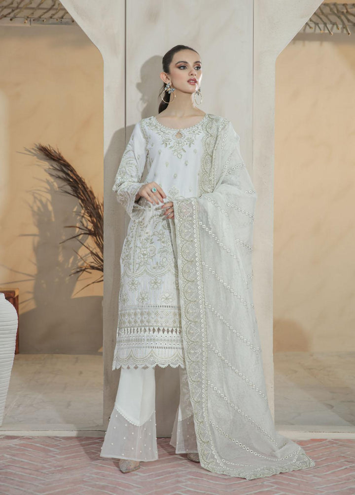 Gulaal Pret Embroidered Lawn 3 Piece Suit GL22EP Azul