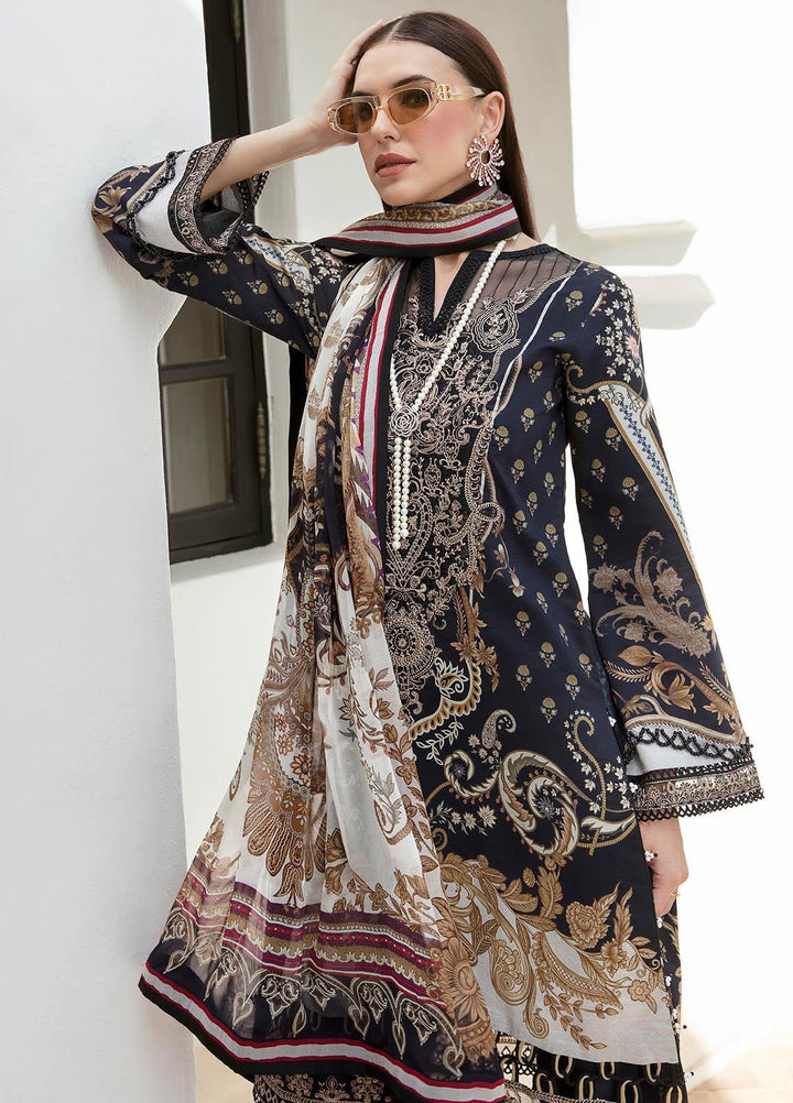 Gulaal Embroidered Lawn Suits Unstitched 3 Piece GL23L 09 Naira - Summer Collection