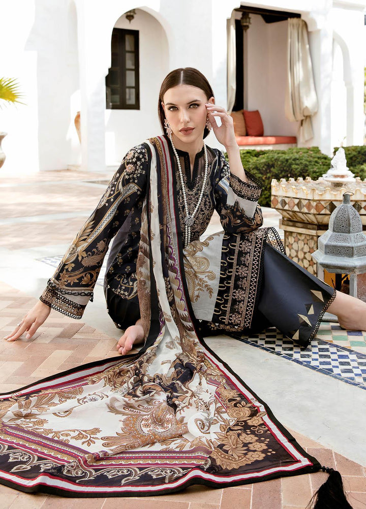 Gulaal Embroidered Lawn Suits Unstitched 3 Piece GL23L 09 Naira - Summer Collection