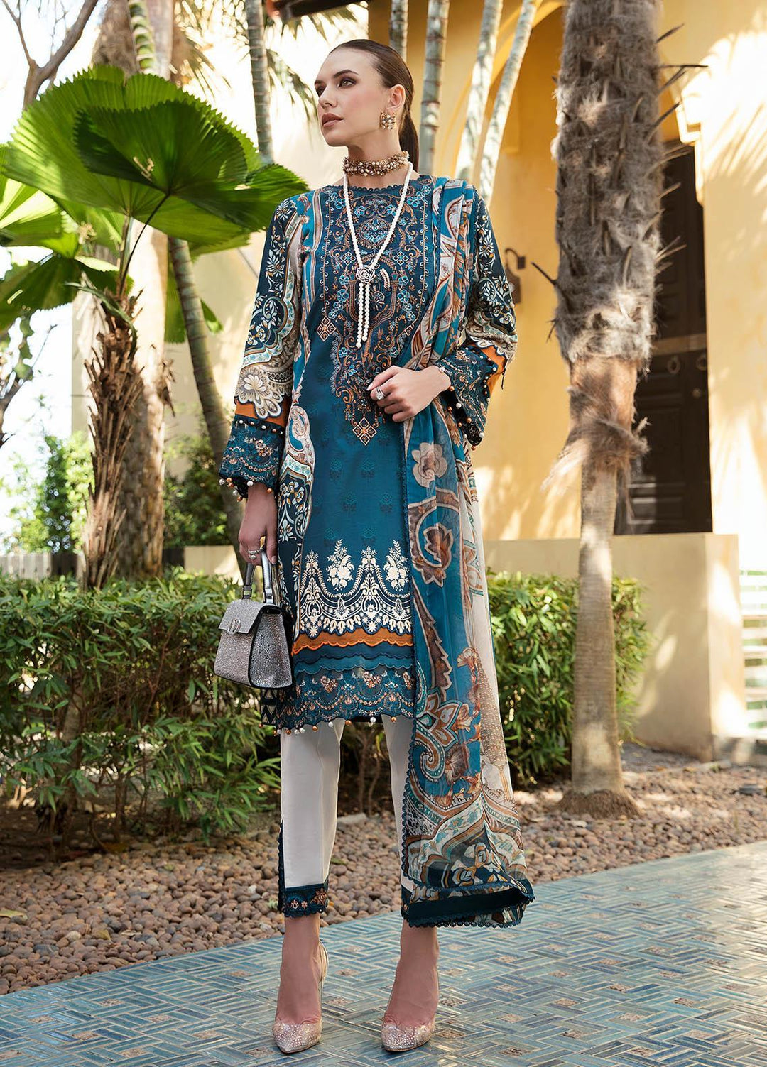 Gulaal Embroidered Lawn Suits Unstitched 3 Piece GL23L 11 Mariya - Summer Collection