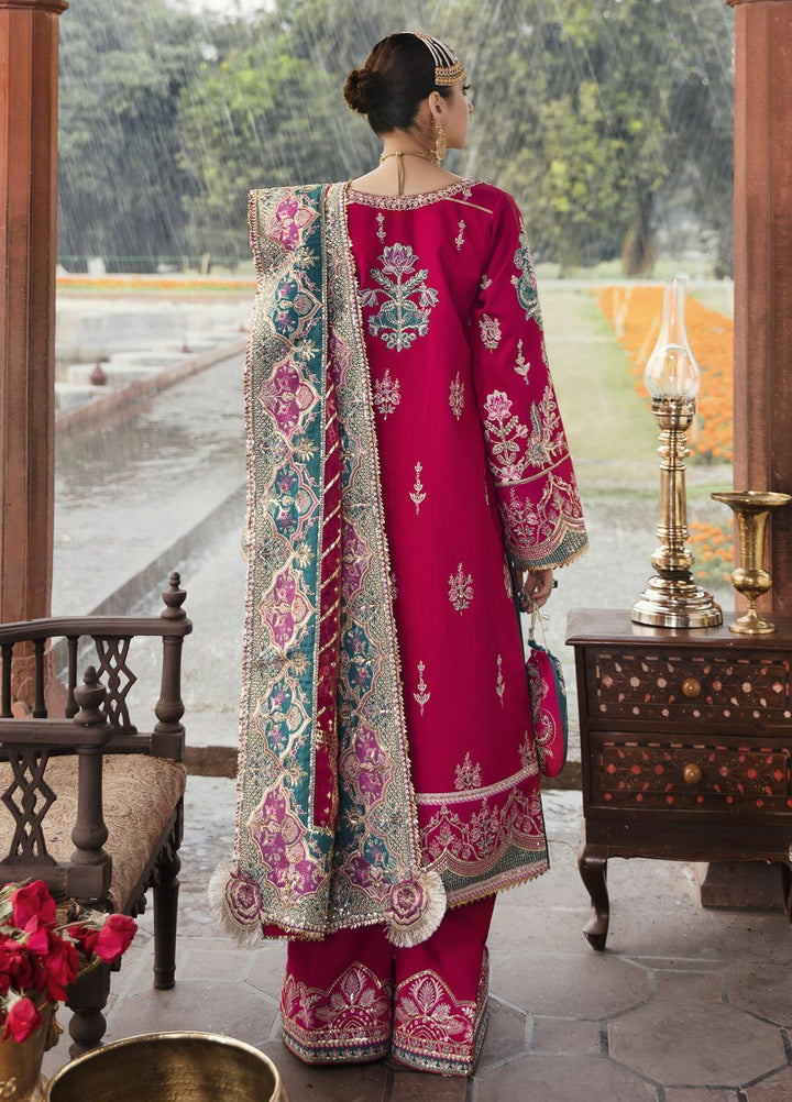 Gulaal Embroidered Silk Suits Unstitched 3 Piece GL21WD (WU-05) Kashni - Wedding Collection