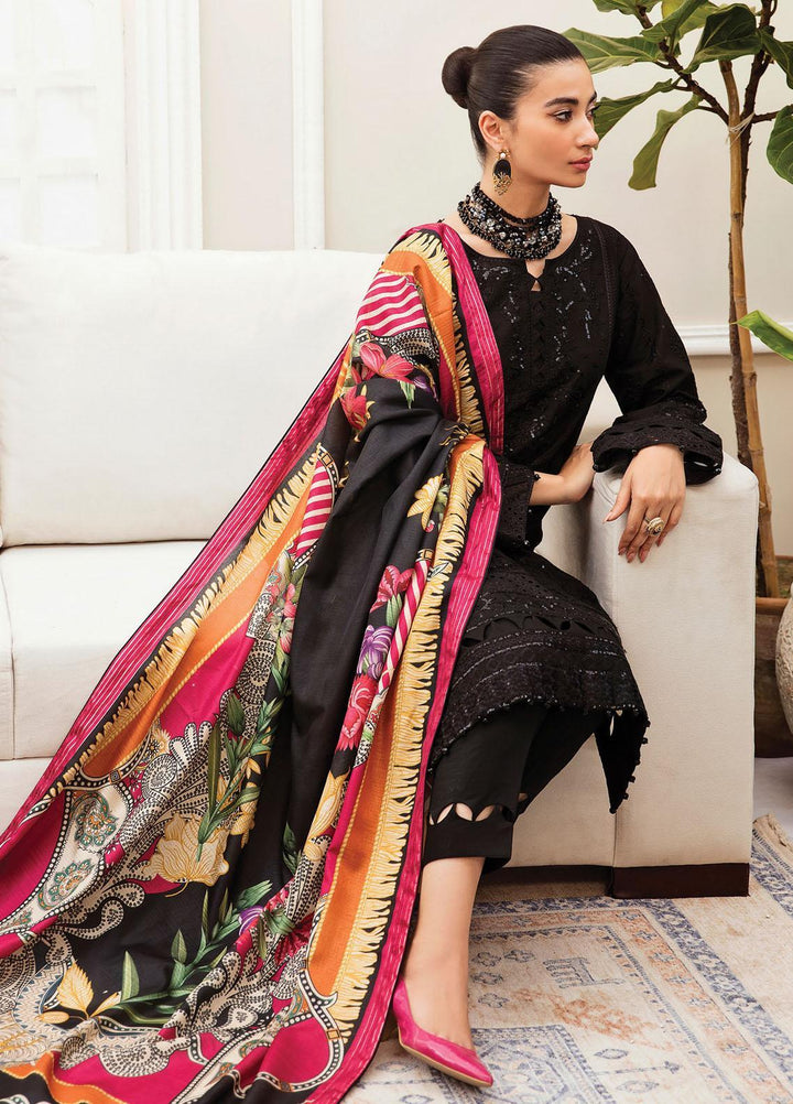 Gulaal Embroidered Lawn Suits Unstitched 3 Piece GL23LL-V2 D-07 Aaniah - Luxury Collection