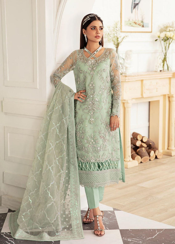 Gulaal Embroidered Organza Suits Unstitched 4 Piece GL23UL-V2 GL-LP-V2-09 Juliette - Luxury Collection