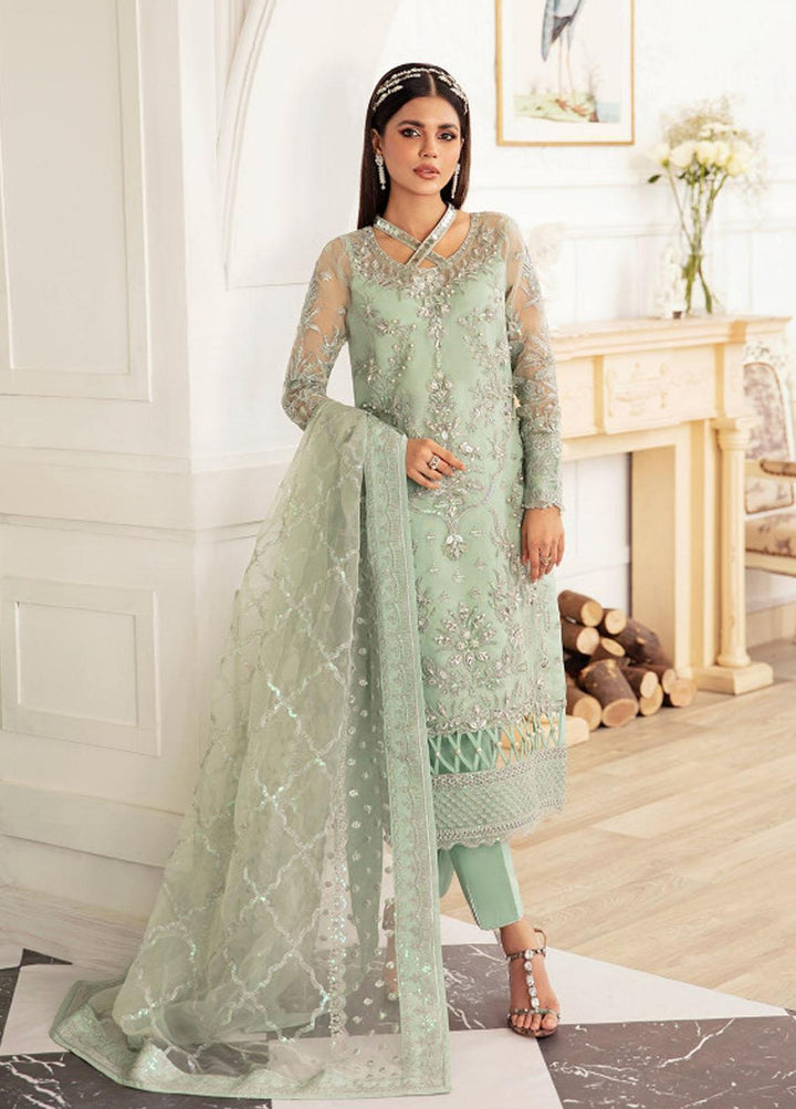 Gulaal Embroidered Organza Suits Unstitched 4 Piece GL23UL-V2 GL-LP-V2-09 Juliette - Luxury Collection