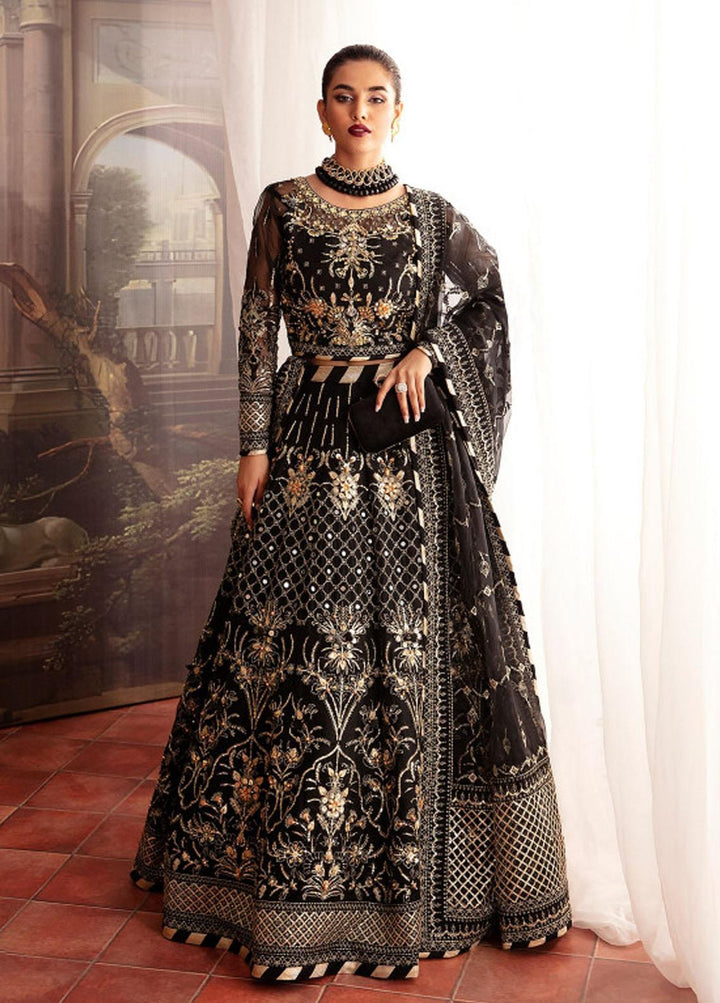 Gulaal Embroidered Organza Suits Unstitched 4 Piece GL23UL-V2 GL-LP-V2-13 Stella - Luxury Collection