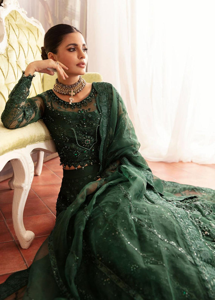 Gulaal Embroidered Organza Suits Unstitched 4 Piece GL23UL-V2 GL-LP-V2-18 Aurora - Luxury Collection