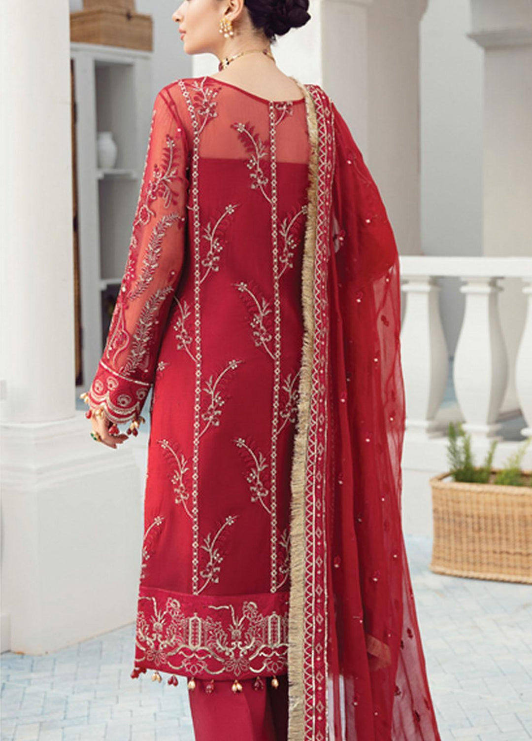 Gulaal Embroidered Chiffon Suits Unstitched 3 Piece GL21C 06 Nazanin - Premium Collection