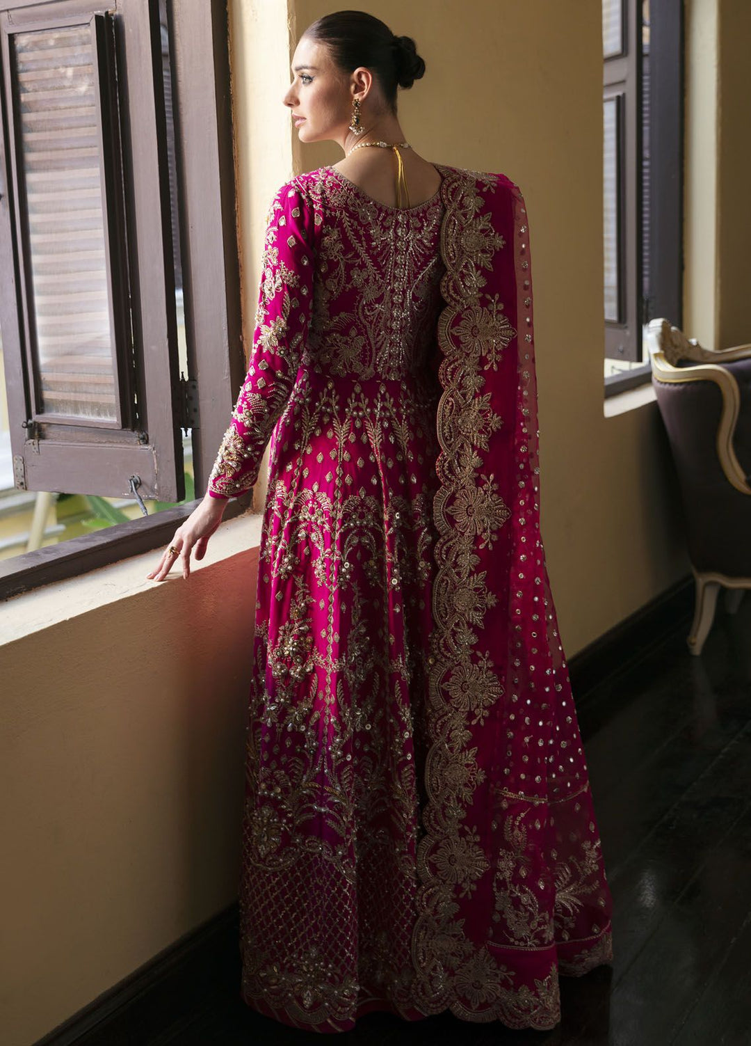 Gulaal Pret Embroidered Viscose 3 Piece Suit GL-LP-24V1-21 Rochelle