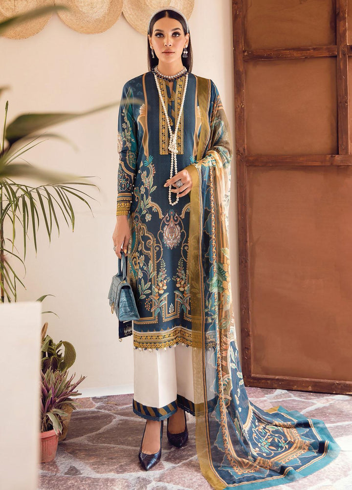 Gulaal Embroidered Lawn Suits Unstitched 3 Piece GL22-S2 01 Armaan - Summer Collection