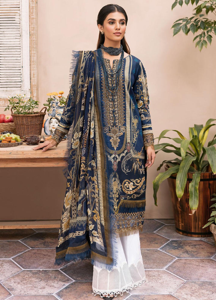 Gulaal Embroidered Lawn Suits Unstitched 3 Piece GL23UL D-02 Julia - Summer Collection