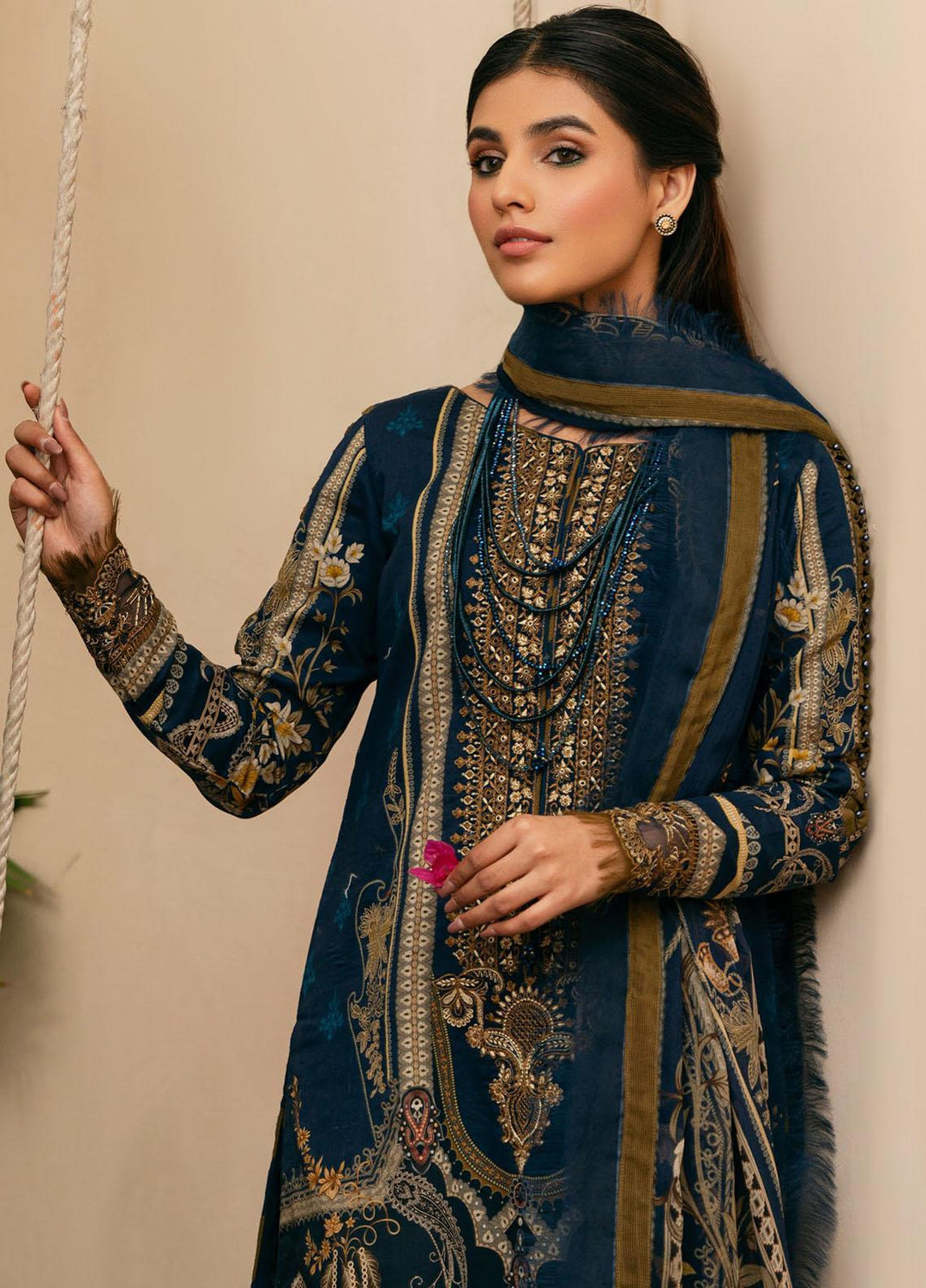 Gulaal Embroidered Lawn Suits Unstitched 3 Piece GL23UL D-02 Julia - Summer Collection