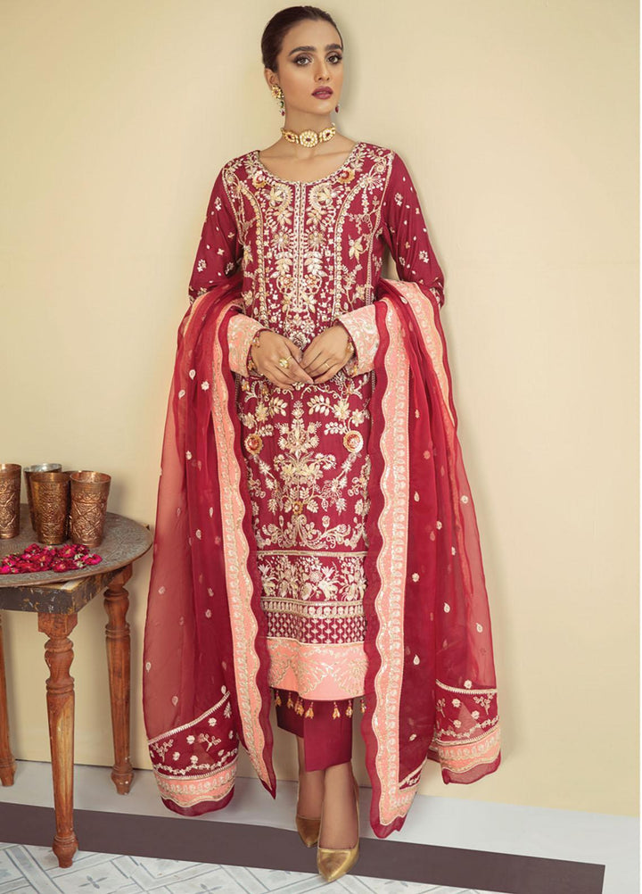 Gulaal Embroidered Grip Suits Unstitched 3 Piece GL21LF D-06 ZAREEN - Luxury Formals Collection