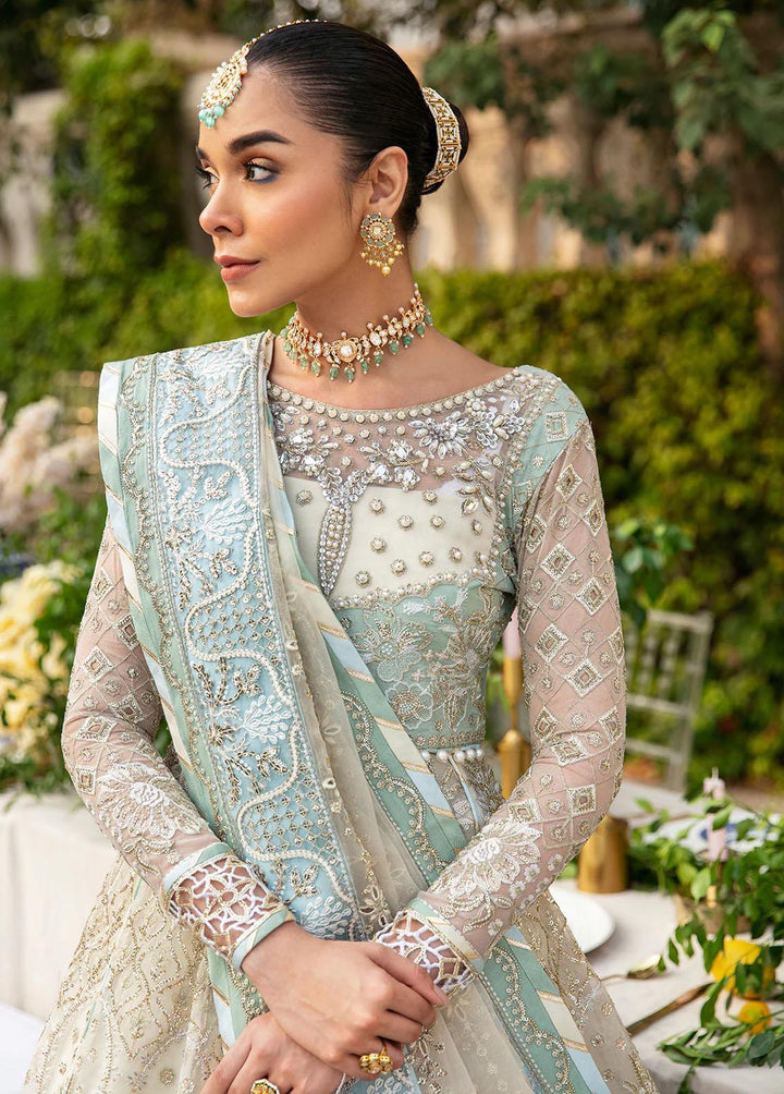 Gulaal Embroidered Organza Suits Unstitched 4 Piece GL23WD GL-WU-23V1-06 NAREENA - Wedding Collection