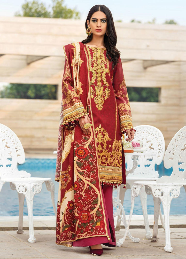 Gulaal Embroidered Khaddar Suits Unstitched 3 Piece GL21W GW-02 - Winter Collection