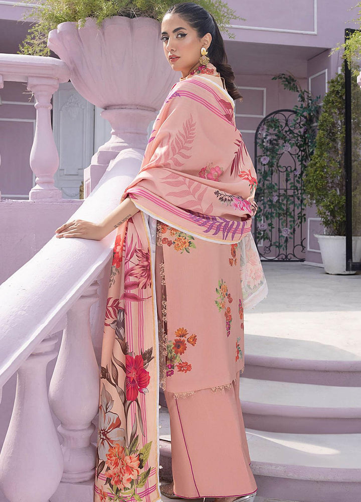 Gulbagh By Asifa & Nabeel Embroidered Linen Suits Unstitched 3 Piece AN23GB GBW-05 Zimal - Winter Collection
