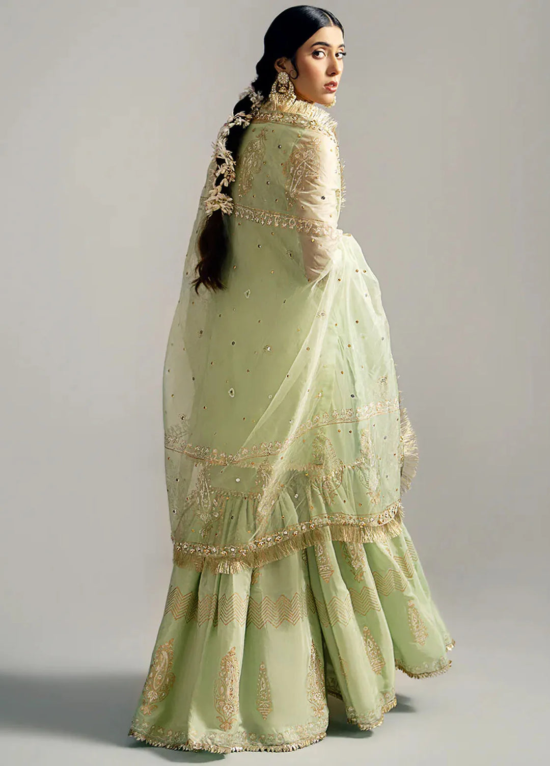 Gulbano By Grandeur Luxury Pret Embroidered Organza 3 Piece Suit Soraya