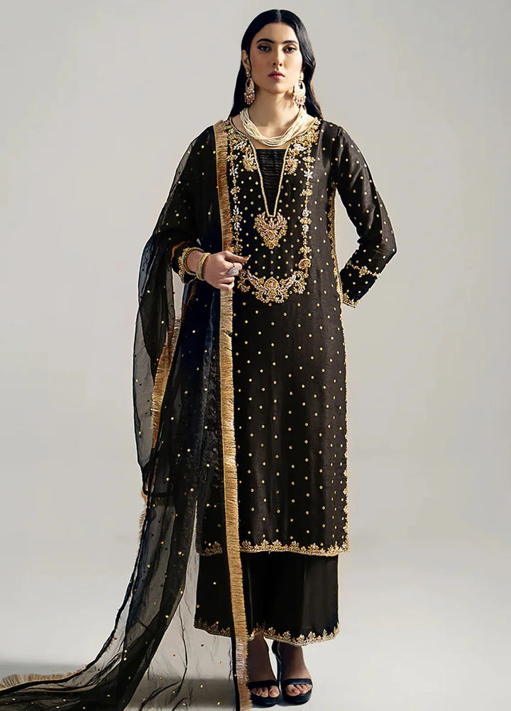Gulbano By Grandeur Luxury Pret Embroidered Raw silk 3 Piece Suit Roheena
