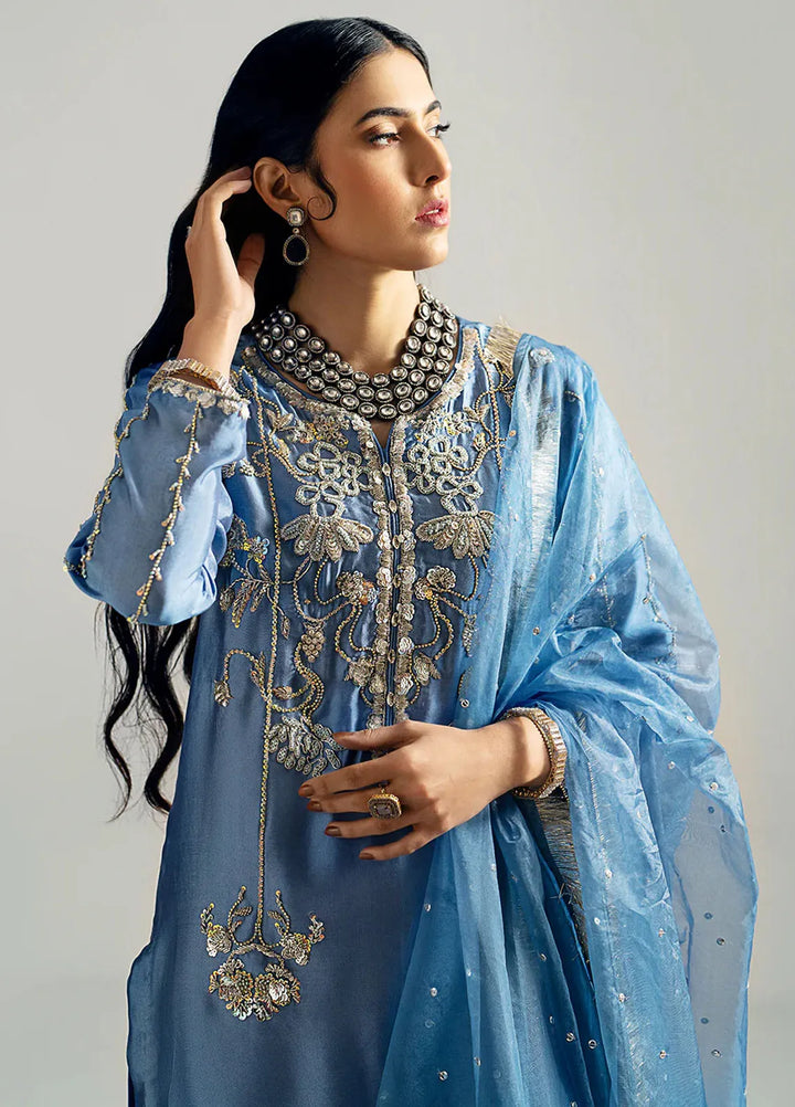 Gulbano By Grandeur Luxury Pret Embroidered Silk 3 Piece Suit Nayla