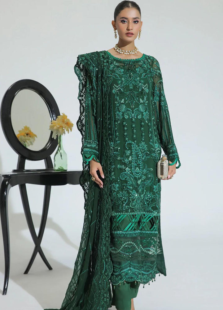 Gulmeher By Avyana Embroidered Chiffon Suits Unstitched 4 Piece Amoli - Formal Collection