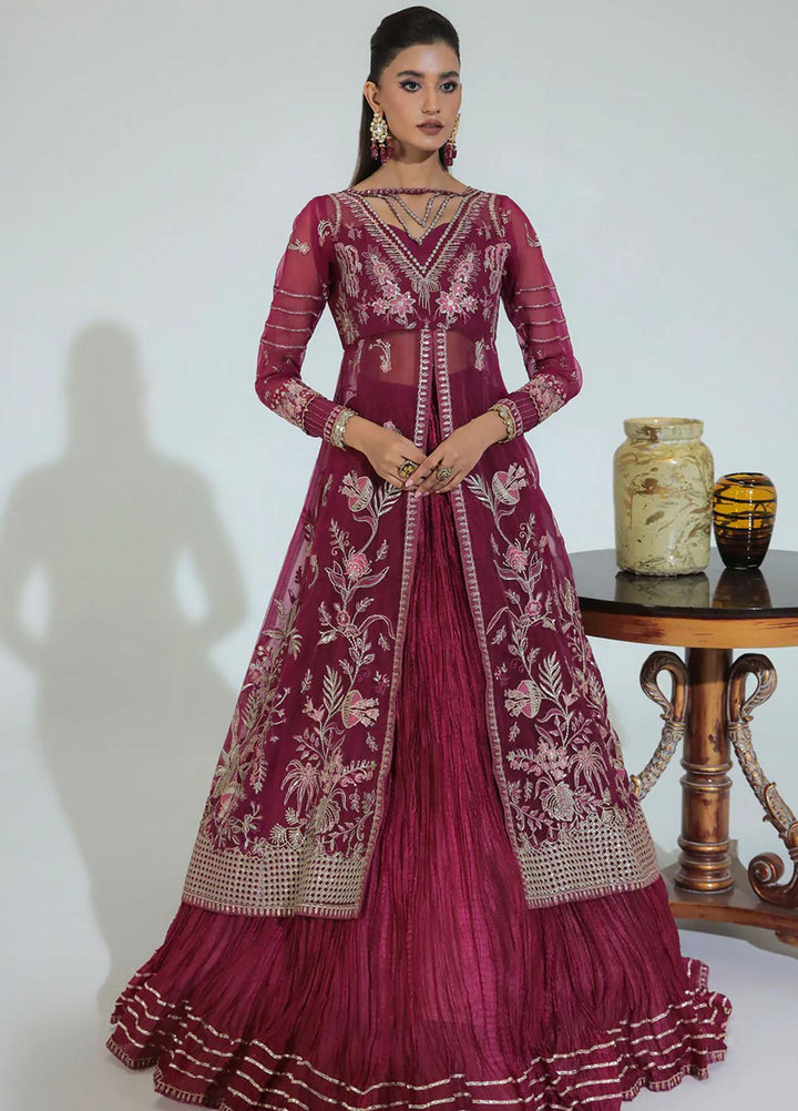 Gulmeher By Avyana Embroidered Organza Suits Unstitched 4 Piece Ziba - Formal Collection