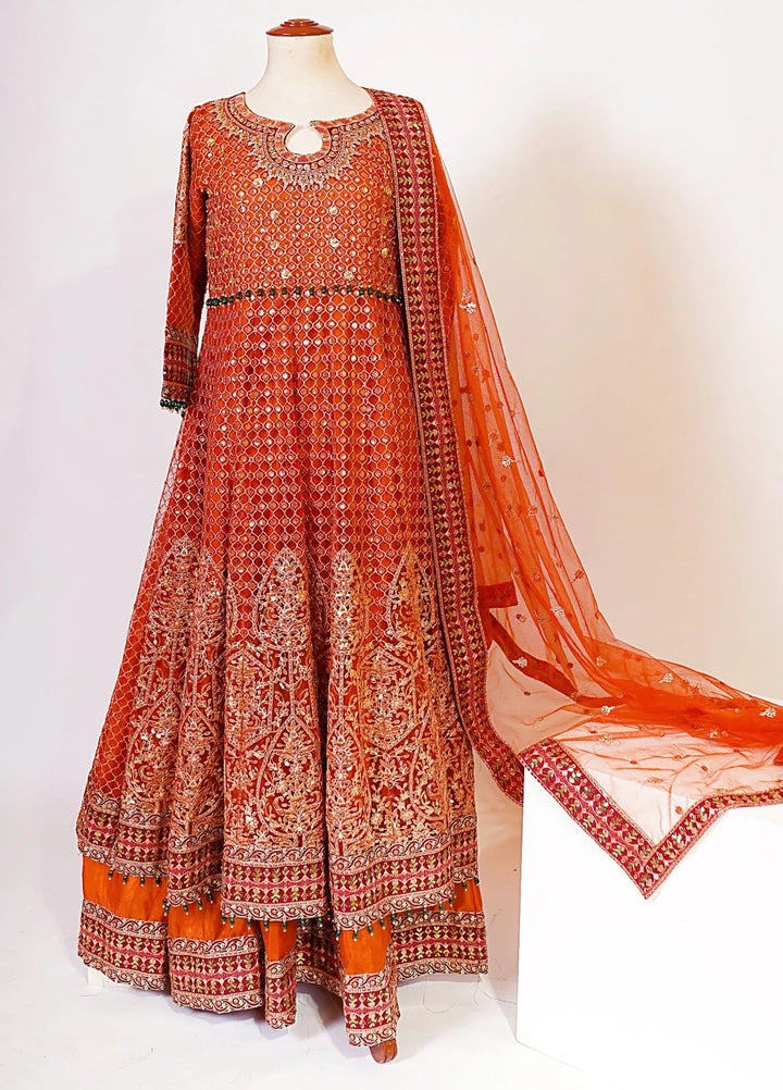 Gulnoor Pret Embroidered Bareeze Net 3 Piece Suit Akira