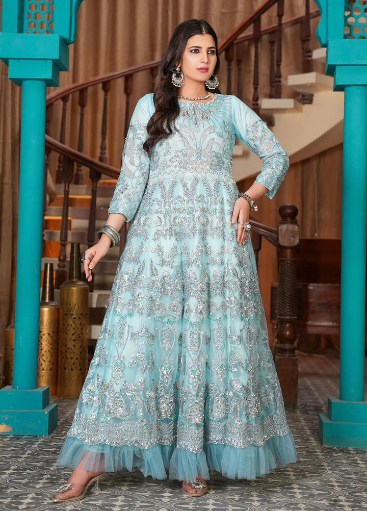 Gulnoor Pret Embroidered Bareeze Net 3 Piece Suit Alaya