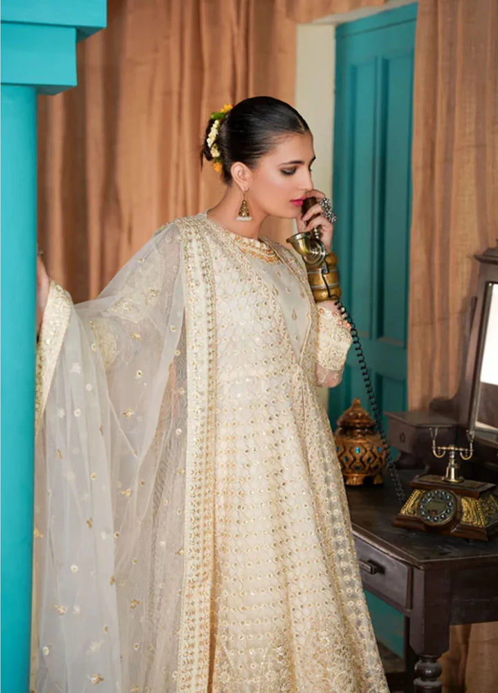 Gulnoor Pret Embroidered Bareeze Net 3 Piece Suit Maansi