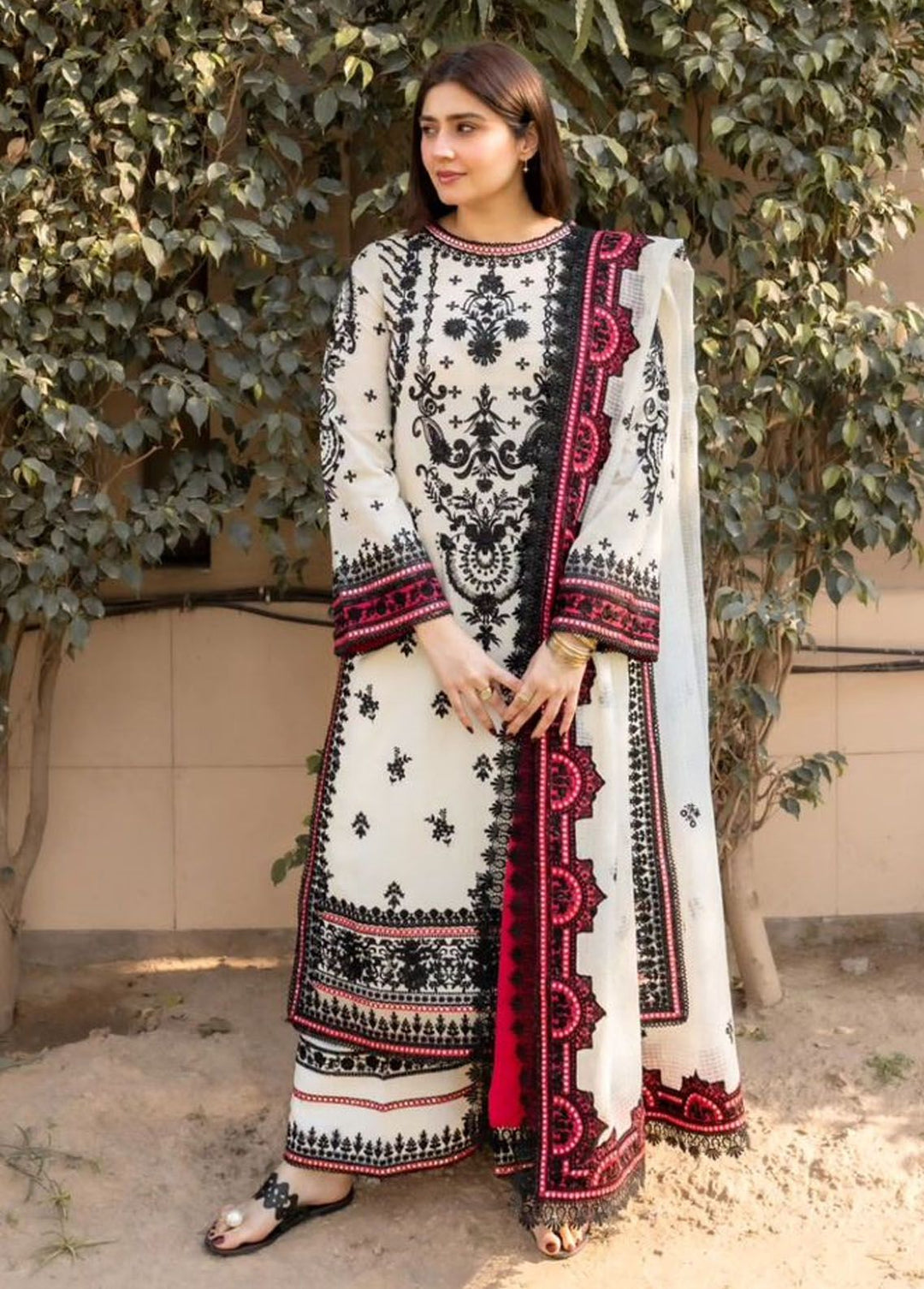Gulposh by Serene Premium Embroidered Lawn Suits Unstitched 3 Piece SP24G SL 45 Karima - Summer Collection
