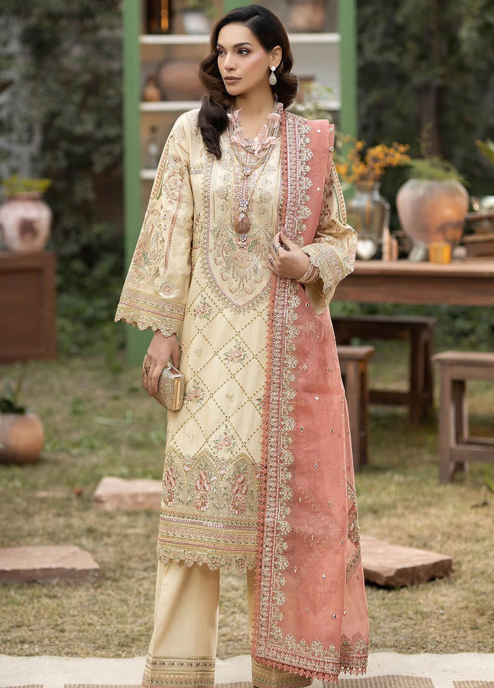 Gulposh by Serene Premium Embroidered Lawn Suits Unstitched 3 Piece SP24G SL 41 Layla - Summer Collection
