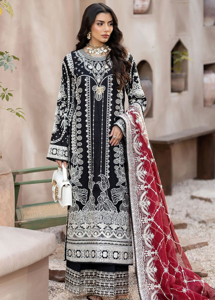 Gulposh by Serene Premium Embroidered Lawn Suits Unstitched 3 Piece SP24G SL 48 Aafia - Summer Collection