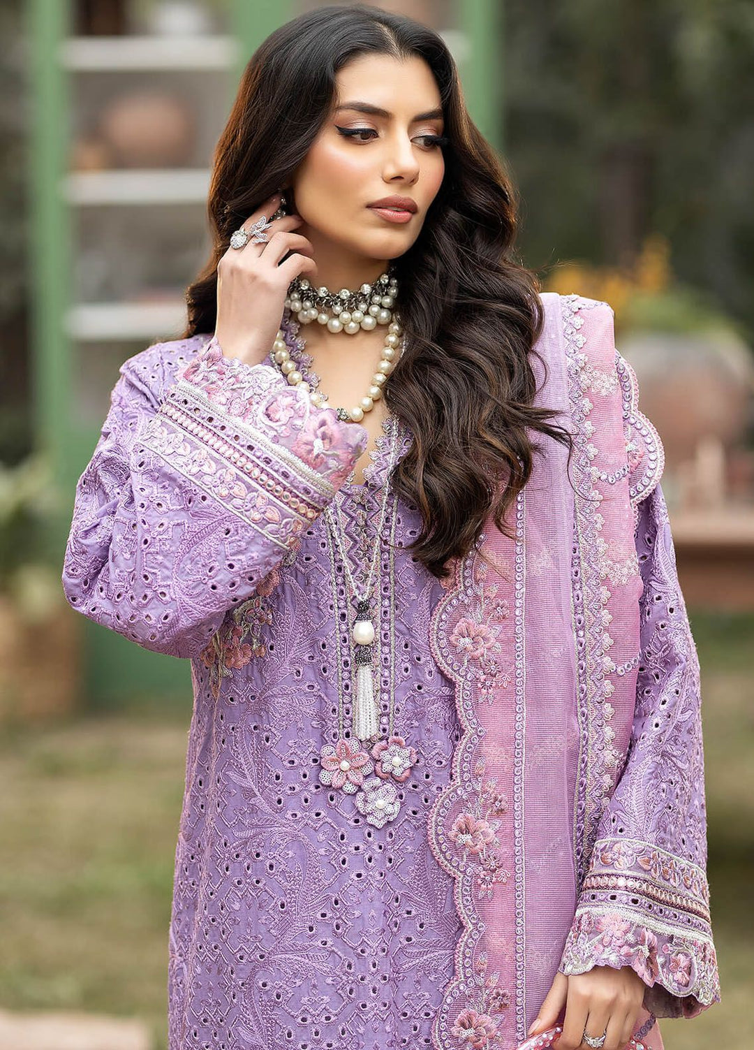 Gulposh by Serene Premium Embroidered Lawn Suits Unstitched 3 Piece SP24G SL 50 Gul - Summer Collection