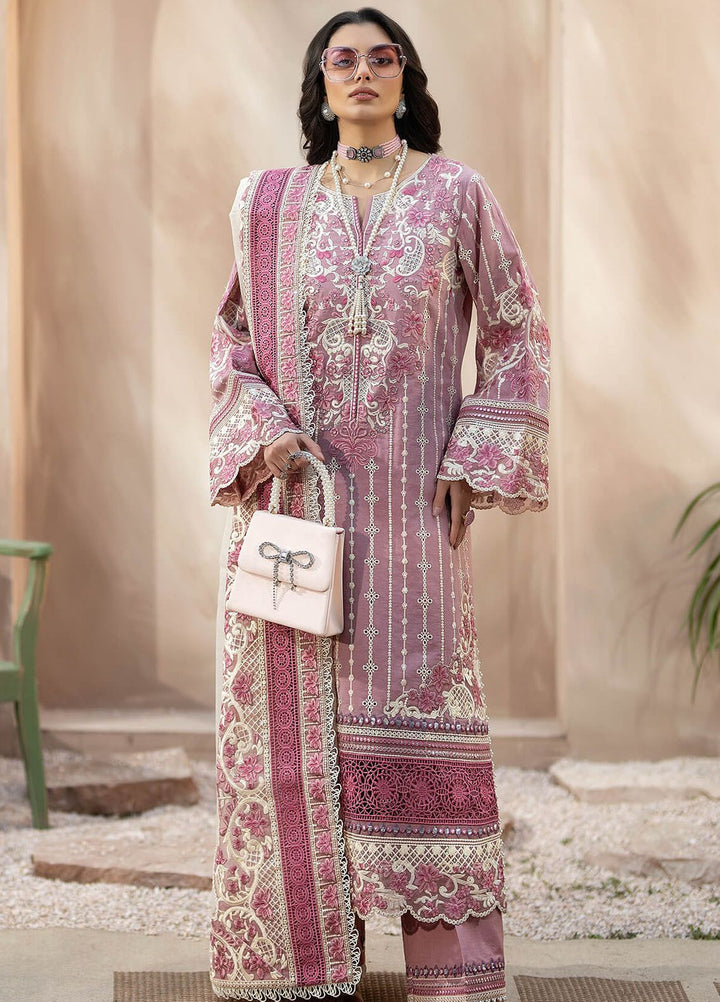 Gulposh by Serene Premium Embroidered Lawn Suits Unstitched 3 Piece SP24G SL 52 Abeer - Summer Collection