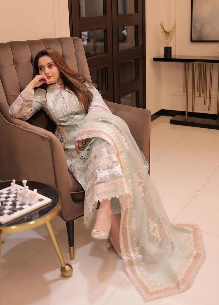 Gulposh by Serene Premium Embroidered Lawn Suits Unstitched 3 Piece SP24G SL 49 Mirha - Summer Collection