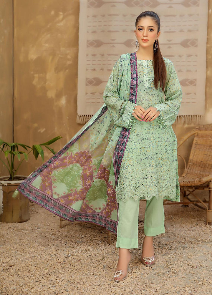 Guzel By Riaz Arts Embroidered Lawn Suits Unstitched 3 Piece RA21-G2 09 - Summer Collection