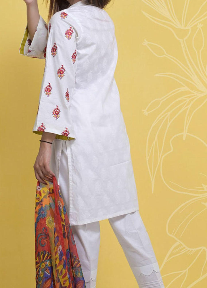 Halima Sultan Embroidered Lawn Suits Unstitched 3 Piece HS21L 02 - Summer Collection