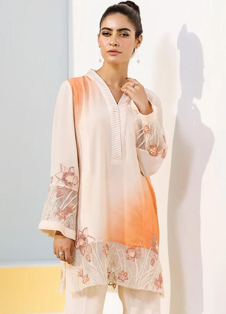 Hana Luxury Pret Embroidered Grip 2 Piece Suit Jet Fire