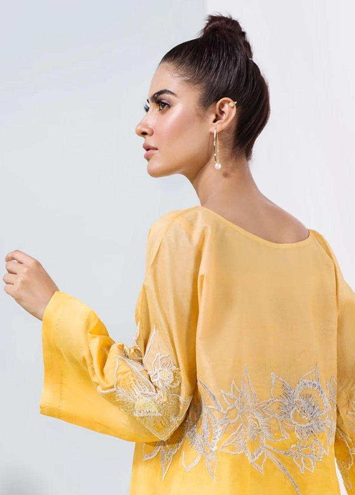 Hana Luxury Pret Embroidered Grip 2 Piece Suit Quail