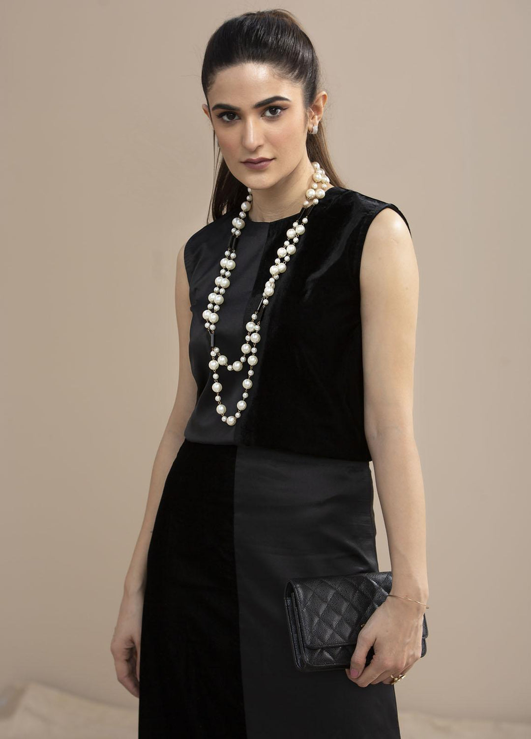 Hana Luxury Pret Embroidered Velvet 2 Piece Dress Free To Be