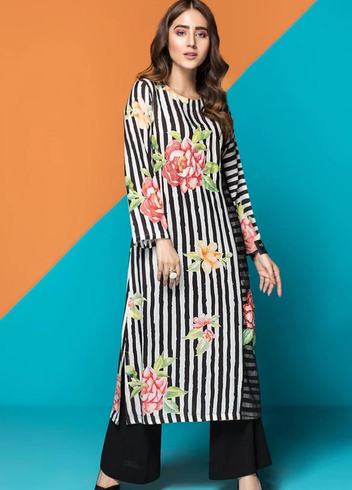 Hana Luxury Pret Embroidered Grip Shirt Cross Ways