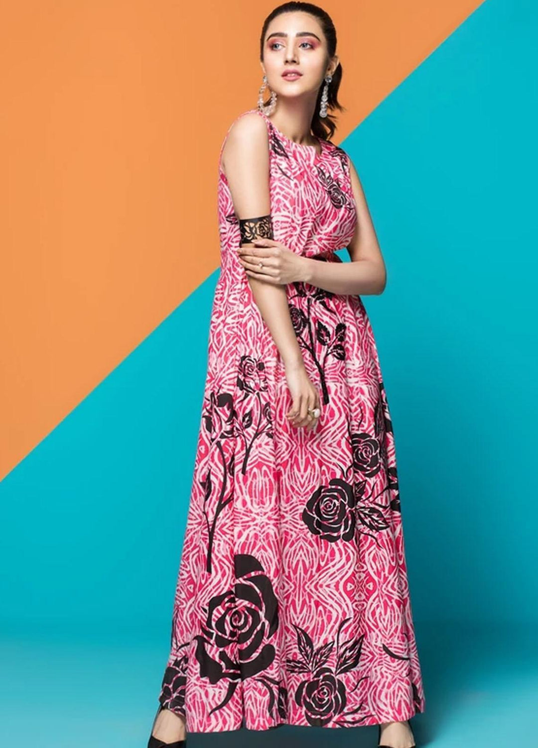 Hana Luxury Pret Embroidered Grip Shirt Pink Parfait