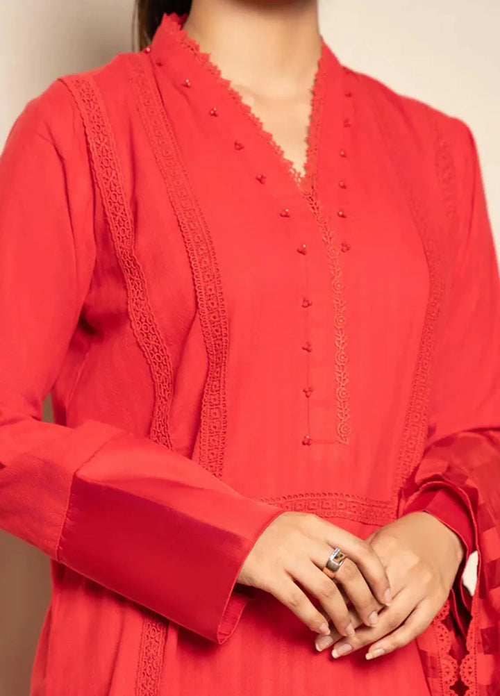 Hana Pret Casual Jacquard 3 Piece Suit Amber
