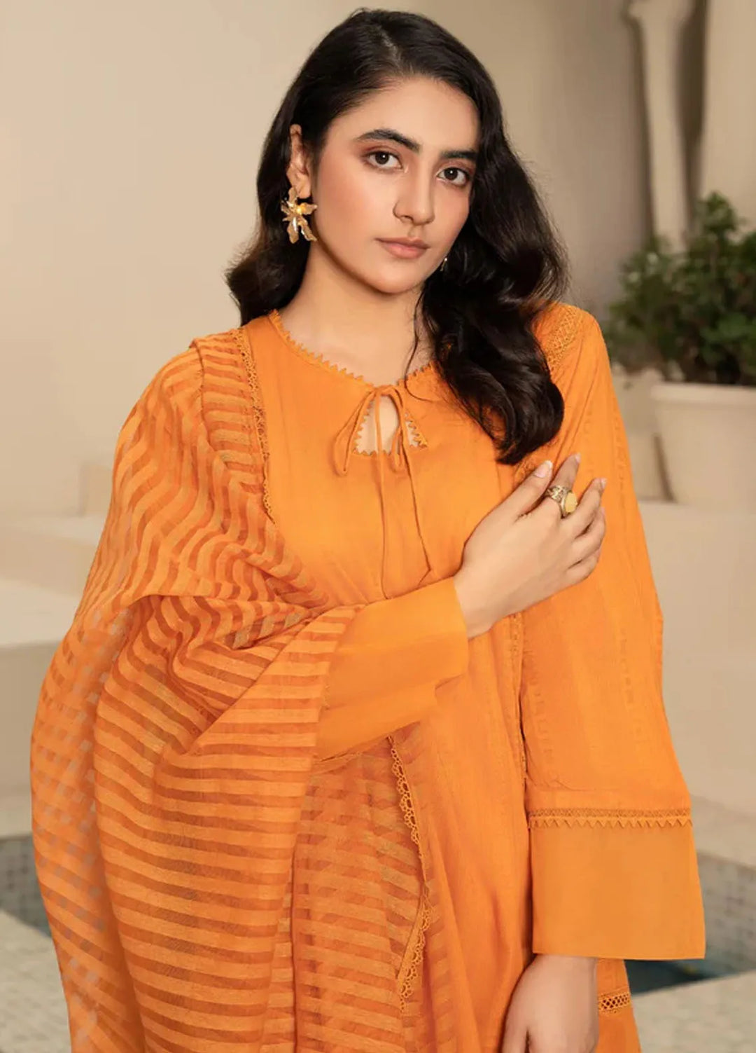 Hana Pret Casual Jacquard 3 Piece Suit Dahlia