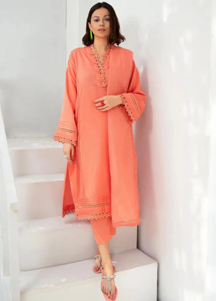 Hana Pret Casual Jacquard 3 Piece Suit Orchid