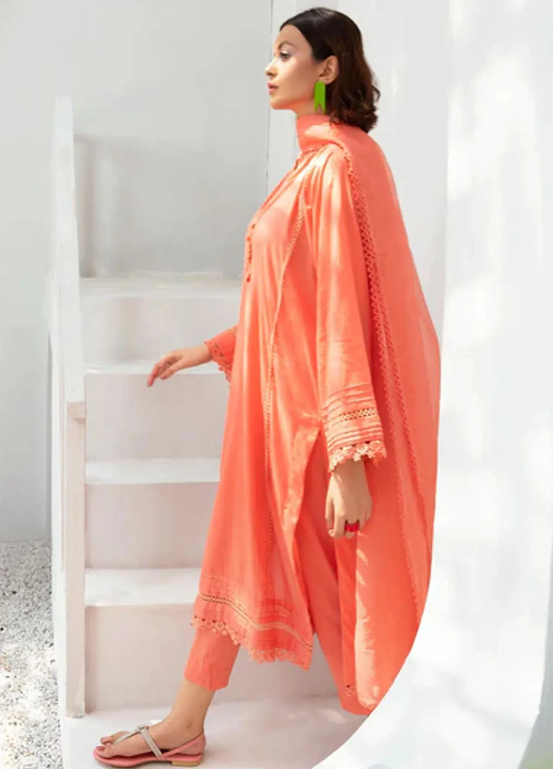 Hana Pret Casual Jacquard 3 Piece Suit Orchid